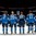 MONTREAL, CANADA - DECEMBER 31: Team Finland enjoys their national anthem after defeating Team Germany 2-0 during preliminary round action at the 2015 IIHF World Junior Championship. (Photo by Richard Wolowicz/HHOF-IIHF Images)

